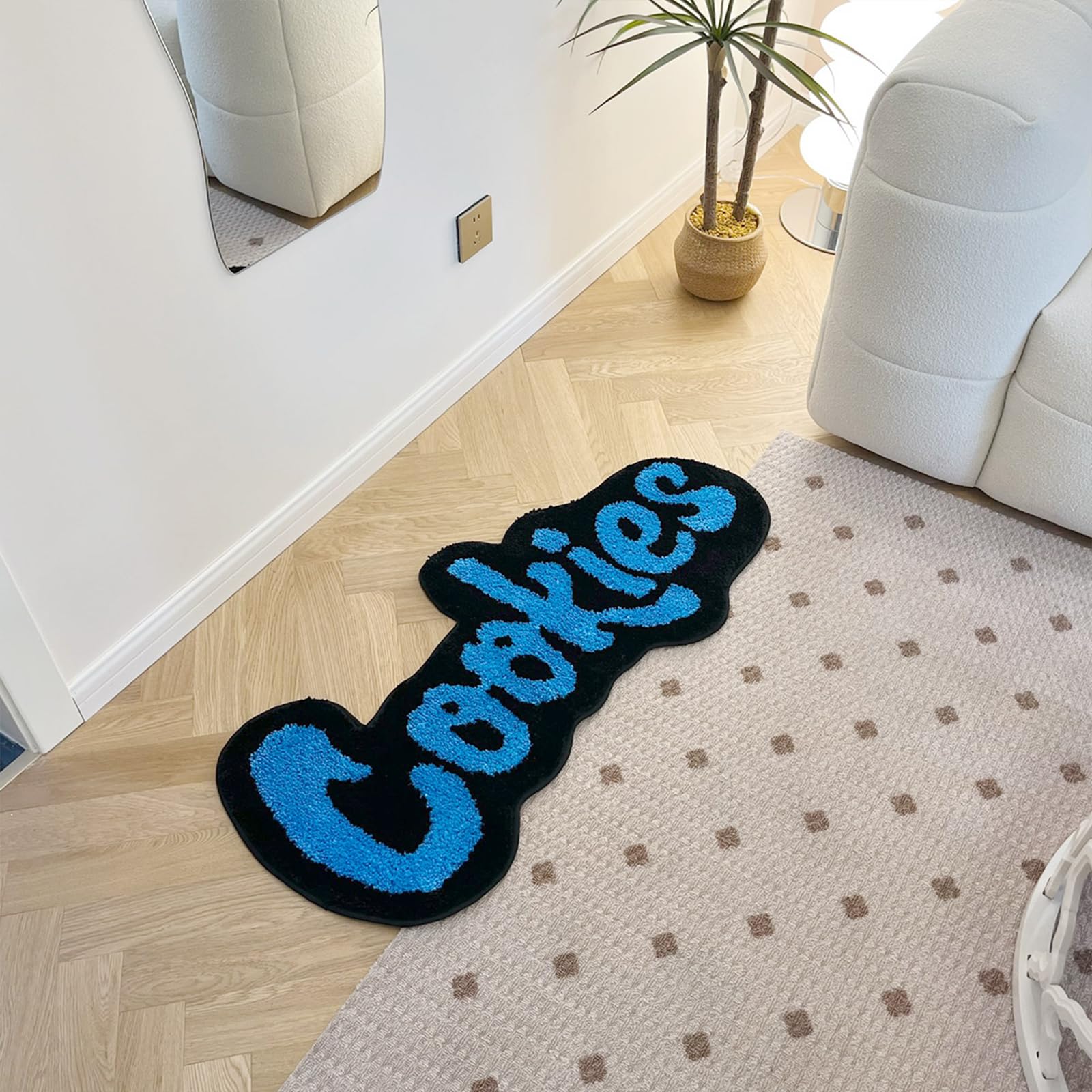 Cookies Tufted Rug Blue