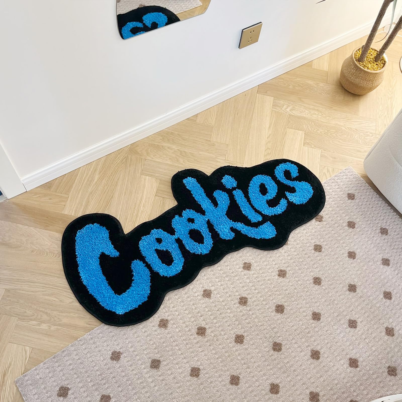 Cookies Tufted Rug Blue