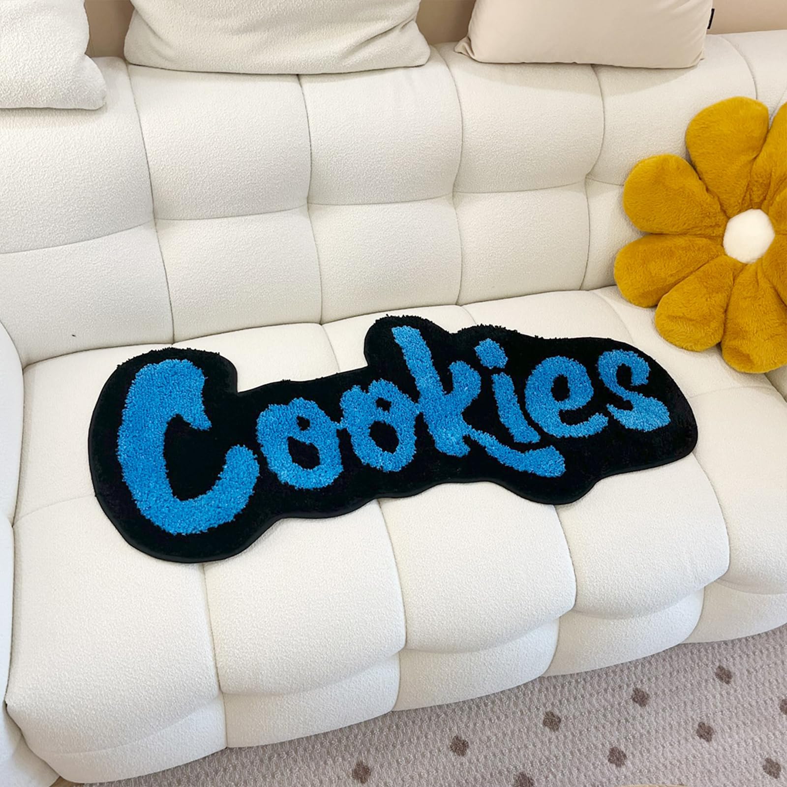 Cookies Tufted Rug Blue