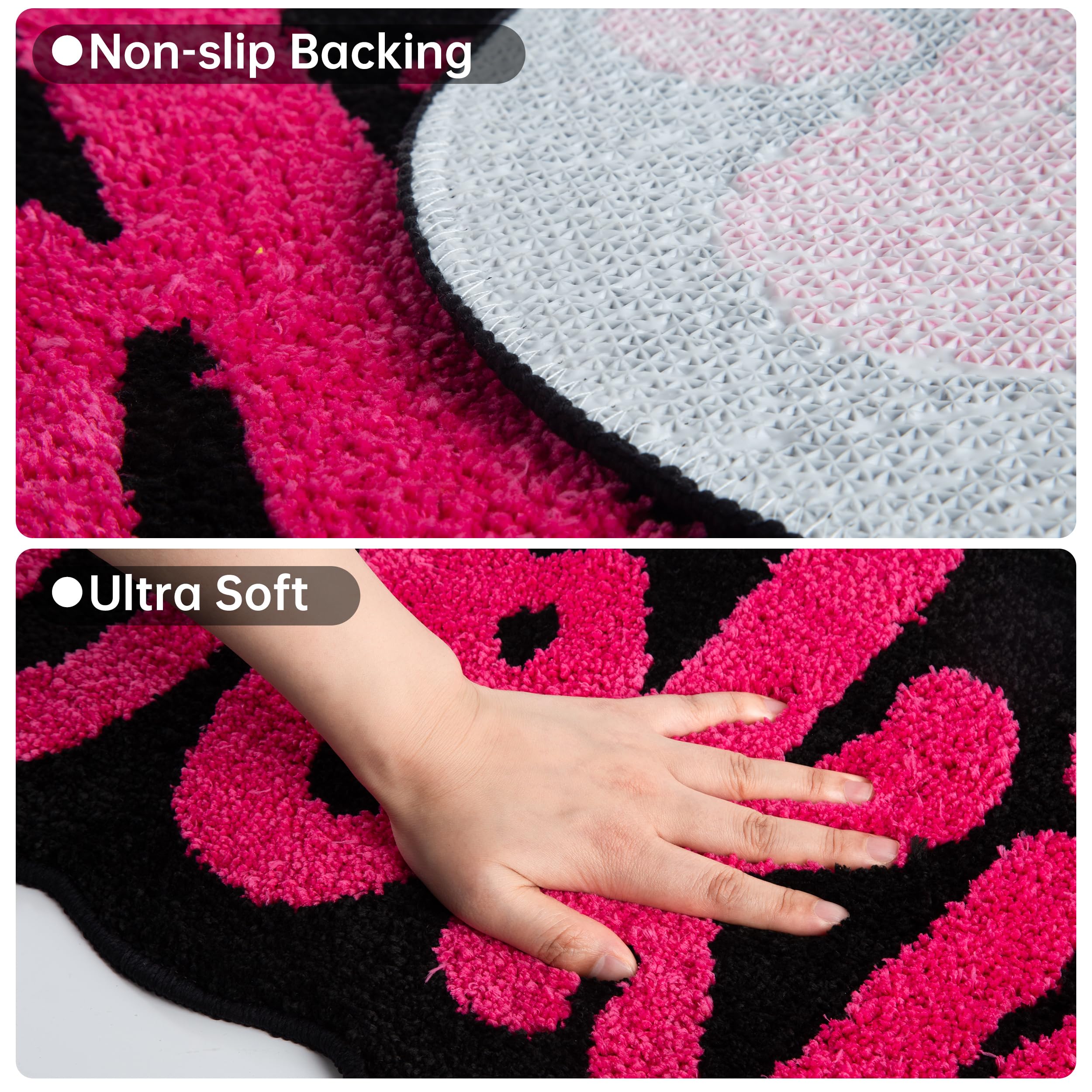 Cookies Tufted Rug Pink
